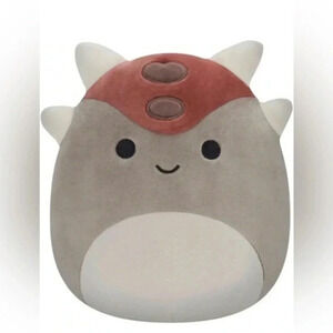 Squishmallows 8" Ainhoca The Ankylosaurus gray New